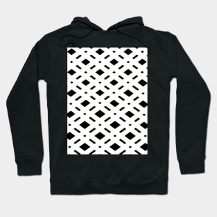 black and white pattern Hoodie